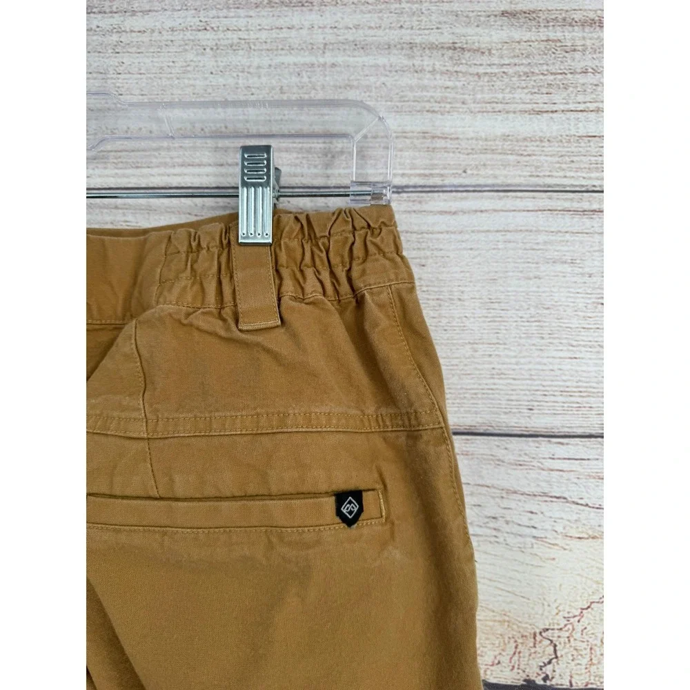 Kathmandu Hiking Adventure Pants Mens Large Brown Elastic Waist Stretch
